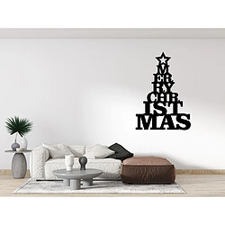 Avis EPIKASA Décoration Murale en Métal Joyeux Noël 3