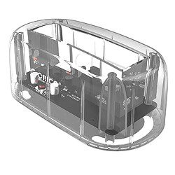 Wewoo Boitier disque dur Station d'accueil pour SATA vers USB 3.0 Transparent de 2,5 / 3,5 pouces Transparent