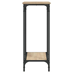 Maison Chic Table console | Meuble d'entrée | Table d'appoint chêne sonoma 75x30,5x75 cm bois d'ingénierie -GKD91224 pas cher