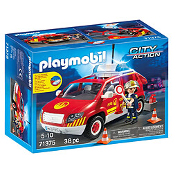 Playmobil® City Action Véhicule de pompiers avec son et lumière