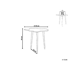 Avis Beliani Table d'appoint dorée MIMILI