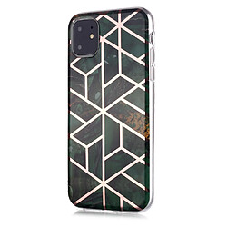 Coque en TPU motif marbre or rose imd vert pour votre Apple iPhone 11 6.1 pouces