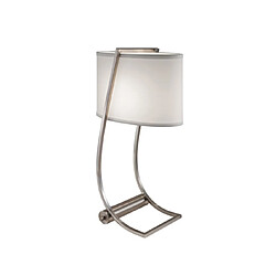 Elstead Lighting Lampe de table Lex Acier doux Acier brossé