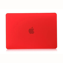 Wewoo Housse Sacoche Étui de protection pour ordinateur portable style givré pour MacBook Pro 15,4 pouces A1990 (2018) (rouge)