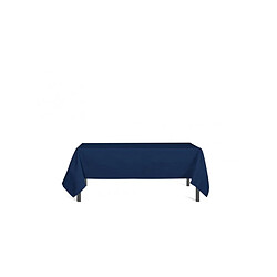 Soleil D'Ocre Nappe anti-tâches rectangulaire Alix - L 270 x l 160 cm - Bleu