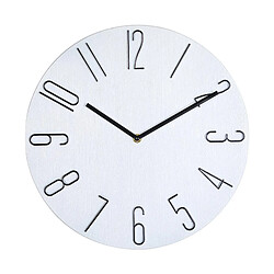 Horloge Murale Quartz Montre Moderne Chambre 14 '' Balançoire Bureau Décoration Blanc