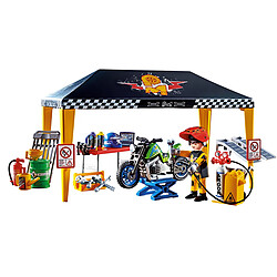 Playmobil® Playmobil Atelier de Réparation Stuntshow avec Figurines et Accessoires Multicolore