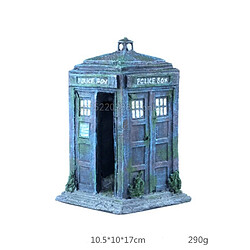 Universal Résine Home Aquarium Decoration Police Box Aquarium Decoration Poisson Tank Aquarium Decoration | pas cher