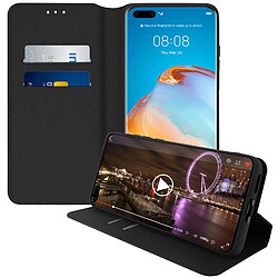 Avizar Housse Huawei P40 Étui Folio Portefeuille Fonction Support noir