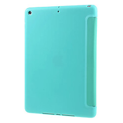 Avis Etui en PU tablette support en trois volets bleu pour votre Apple iPad 9.7 (2017)