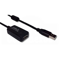 Rallonge USB 2.0 amplifiée, type A mâle / type A femelle - 10m