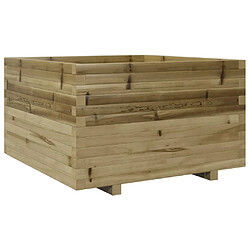 vidaXL Jardinière 80x80x49,5 cm bois de pin imprégné