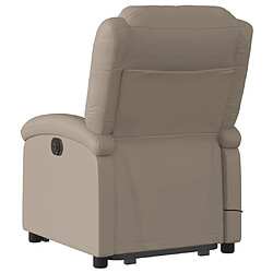 Acheter vidaXL Fauteuil inclinable de massage Cappuccino Similicuir