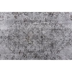 Avis Vidal Tapis de laine 262x140 gris Ultra Vintage