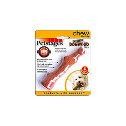 Petstages Dogwood Mequite de Petstages, Bton À Mcher Pour Chien Saveur Barbecue, Jouet Pour Chien Taille S Pour Chien Taille S