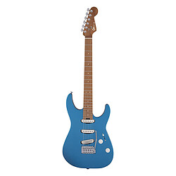 Avis Pro-Mod DK22 SSS 2PT CM Caramelized MN Electric Blue Charvel