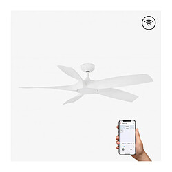 faro Plafonnier ventilateur Cocos blanc mat 26 Cm