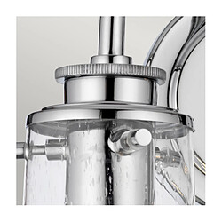 Avis Elstead Lighting Applique murale salle de bains Kichler Acier,verre grainé transparent Chrome