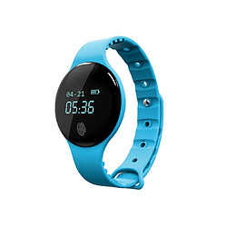 Bracelet de mouvement étape Bluetooth Smart Watch avec grand écran bleu