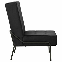 Avis Maison Chic Chaise de relaxation | Fauteuil relax 65x79x87 cm Noir Velours -GKD65210