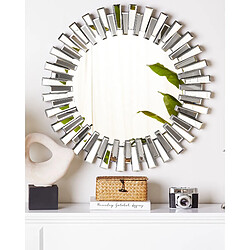 Beliani Miroir CHOLET 70 cm Argenté