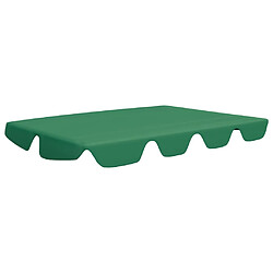 vidaXL Toit de rechange de balançoire vert 150/130x105/70 cm