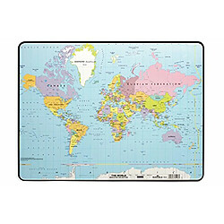 Acheter Durable Sous-main anti-dérapant en PVT 40 x 60 cm (Motif carte du monde)