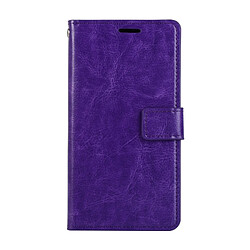 Avis Wewoo Housse Coque Étui en cuir à rabat horizontal avec texture pour Crazy Horseporte-cartes et porte-monnaieet cadre photo Huawei Honor P20 lite Violet