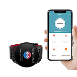 Avis Montre intelligente grand écran couleur moniteur de mouvement de surveillance du sommeil rouge