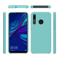 Wewoo Coque Étui de protection étanche en silicone liquide de couleur unie pour Huawei Enjoy 9s bleu