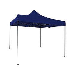 Avis Mobili Rebecca Gazebo Pavillon Chapiteau Pliant Bleu 4 Poids Métal Polyester Terrasse 3x3