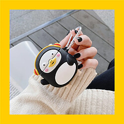 GUPBOO Airpods Coque Housse Étui Protecteur Compatible pour AirPods 3-dessin animé mignon de pingouin de musique