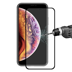 Wewoo Chapeau-Prince 0.2mm 9H 2.5D Film de verre trempé plein écran pour iPhone X / XS (Noir)