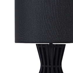 Acheter Beliani Lampe de table noir CARRION