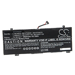 vhbw Batterie compatible avec Lenovo IdeaPad C340-14IWL, Flex-14API ordinateur portable Notebook (2850mAh, 15.36V, Li-polymère)