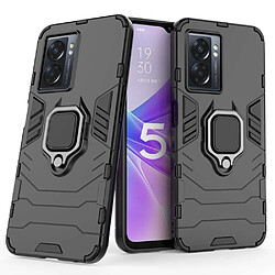 Htdmobiles Coque pour Oppo A77 5G / A57 4G / 5G / Realme Narzo 50 5G - housse etui rigide anti choc + verre trempe - NOIR