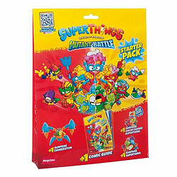 Figurine d’action SuperThings Mutant Battle- Starterpack- Comic 4 Pièces Figurines x 3 Bandes dessinées