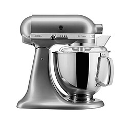 Robot pâtissier multifonction à tête inclinable 4,8l 300w gris argent - 5ksm175psecu - KITCHENAID