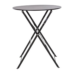 Avis Table de Terrasse en Acier Noir 595 mm - Bolero