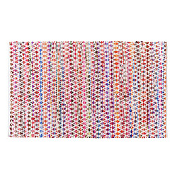 Acheter Beliani Tapis rectangulaire en coton - Tapis multicolore 140x200 cm - bariolé - ARAKLI