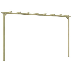 vidaXL Pergola de jardin Pin imprégné 360x200x60 cm