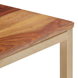 Maison Chic Table basse,Table Console Table d'appoint, Table pour salon 120x60x40 cm Bois solide -MN70477 pas cher