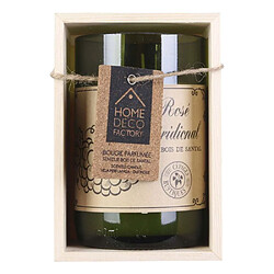 The Home Deco Factory Bougie senteur bois de Santal en coffret oenologie Domaine rosé méridional.