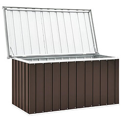 vidaXL Boîte de rangement de jardin Marron 129x67x65 cm