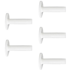 Acheter 5pcs plastique tees golf titulaire titulaire té entraînement pratique tapis 76mm