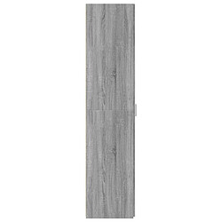 Acheter vidaXL Buffet haut sonoma gris 40x42,5x185 cm bois d'ingénierie