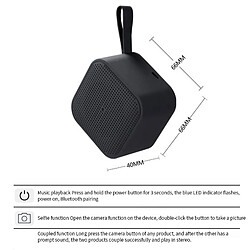 Acheter Universal Haut-parleur Bluetooth HiFi Métal Mini Portable Sans Fil Lecteur de Musique Auxiliaire Extérieur Radio FM Ordinateur Stéréo Haut-parleur Portable (Noir)