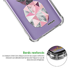 Acheter Coque Samsung Galaxy S9 anti-choc souple avec angles renforcés transparente Ananas geometrique marbre Evetane