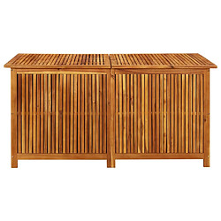 vidaXL Boîte de rangement de jardin 150x80x75 cm Bois d'acacia solide