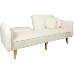 Acheter The Home Deco Factory Canapé convertible en tissu bouclette.